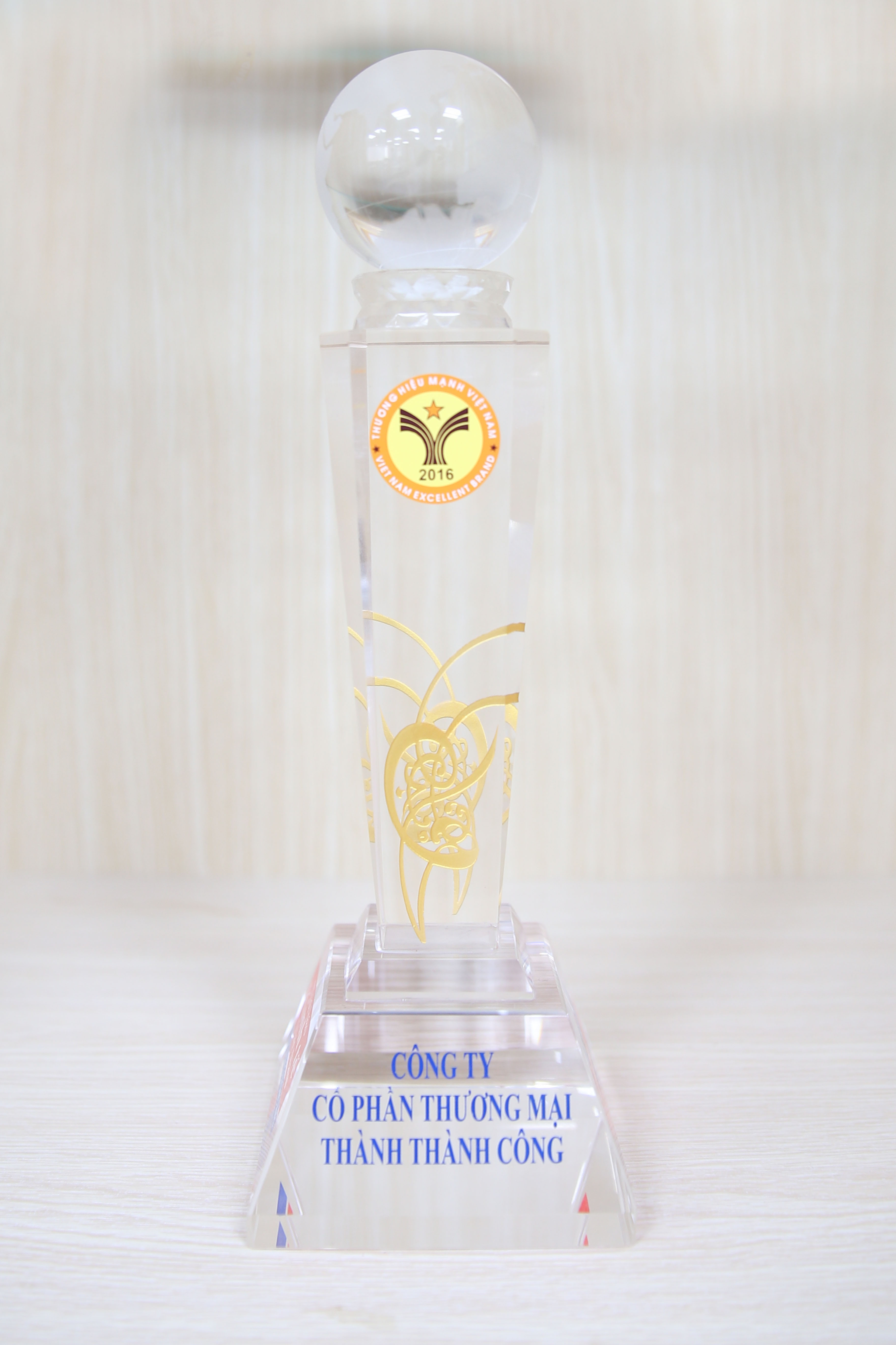 Công ty Cổ phần Thương mại Thành Thành Công đạt Thương hiệu mạnh Việt Nam năm 2016