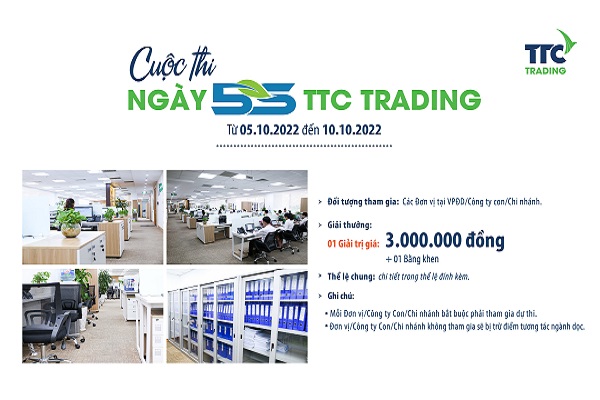 TTC TRADING tổ chức cuộc thi “NGÀY 5S TTC TRADING 10/10/2022”