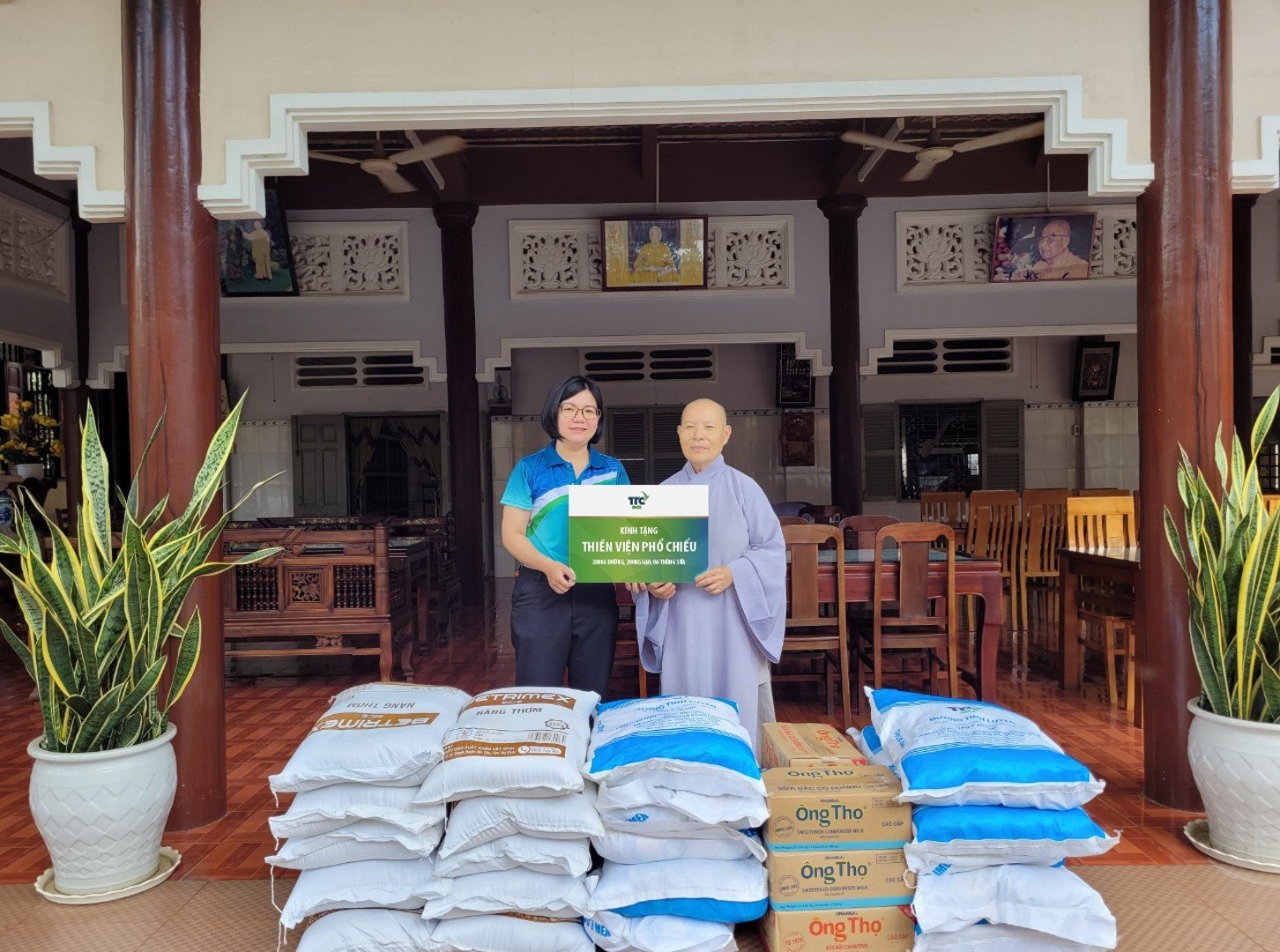 TTC Imex tổ chức hoạt động thiện nguyện tại Thiền viện Phổ Chiếu