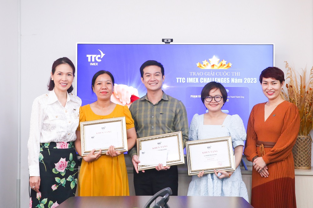 Trao giải cuộc thi TTC Imex Challenges