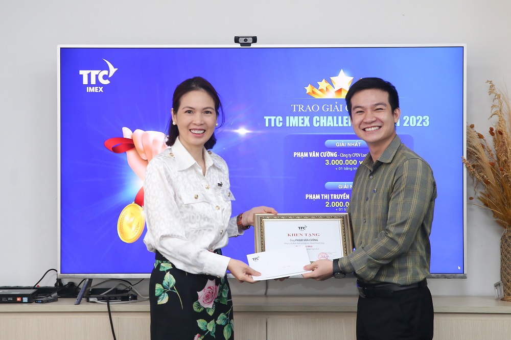 Trao giải cuộc thi TTC Imex Challenges